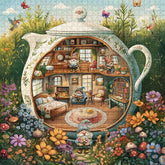 Gnome Teahouse Jigsaw Puzzle 1000 Pieces